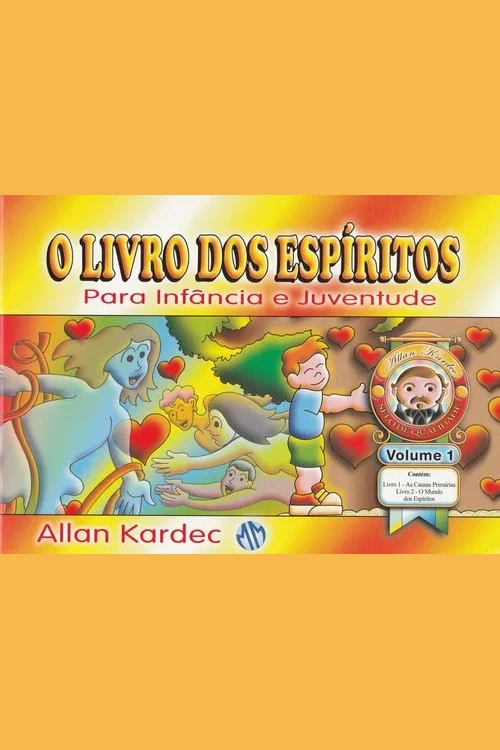 Capa de O LIVRO DOS ESPÍRITOS PARA INFÂNCIA E JUVENTUDE